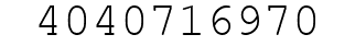 Number 4040716970.