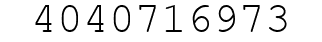 Number 4040716973.