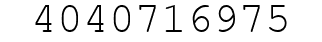 Number 4040716975.