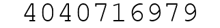 Number 4040716979.