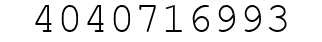 Number 4040716993.