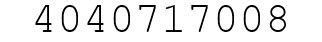 Number 4040717008.