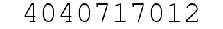 Number 4040717012.
