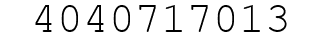 Number 4040717013.