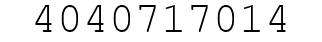 Number 4040717014.