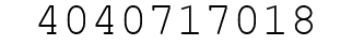 Number 4040717018.
