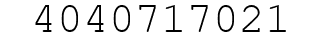 Number 4040717021.