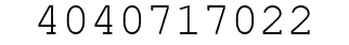 Number 4040717022.