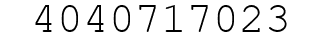 Number 4040717023.