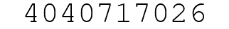 Number 4040717026.