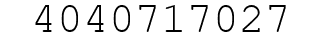Number 4040717027.
