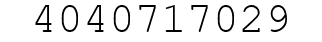 Number 4040717029.