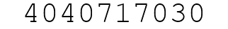 Number 4040717030.