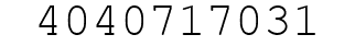 Number 4040717031.