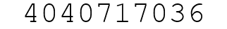 Number 4040717036.