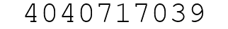 Number 4040717039.