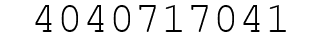 Number 4040717041.