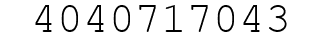 Number 4040717043.