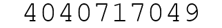 Number 4040717049.