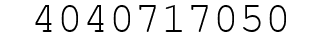 Number 4040717050.
