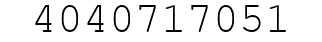 Number 4040717051.
