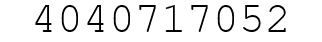 Number 4040717052.