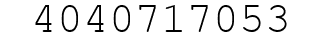 Number 4040717053.
