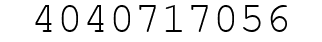 Number 4040717056.