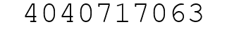 Number 4040717063.