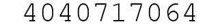 Number 4040717064.
