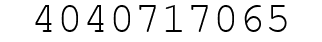 Number 4040717065.