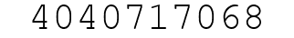 Number 4040717068.