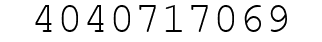 Number 4040717069.