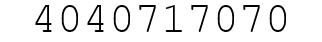 Number 4040717070.