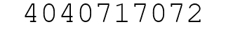 Number 4040717072.