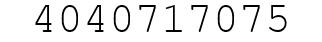 Number 4040717075.