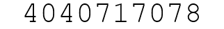 Number 4040717078.