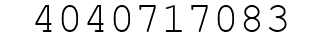 Number 4040717083.