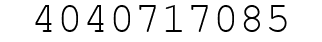 Number 4040717085.