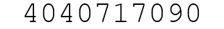 Number 4040717090.