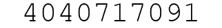 Number 4040717091.