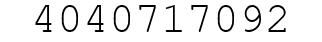 Number 4040717092.