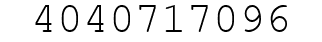 Number 4040717096.