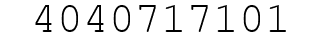 Number 4040717101.