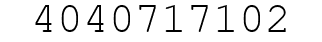 Number 4040717102.