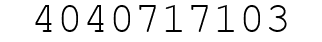 Number 4040717103.