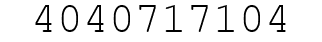 Number 4040717104.