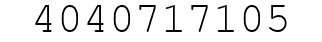 Number 4040717105.