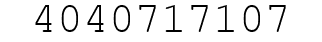 Number 4040717107.