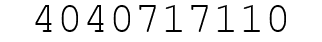 Number 4040717110.